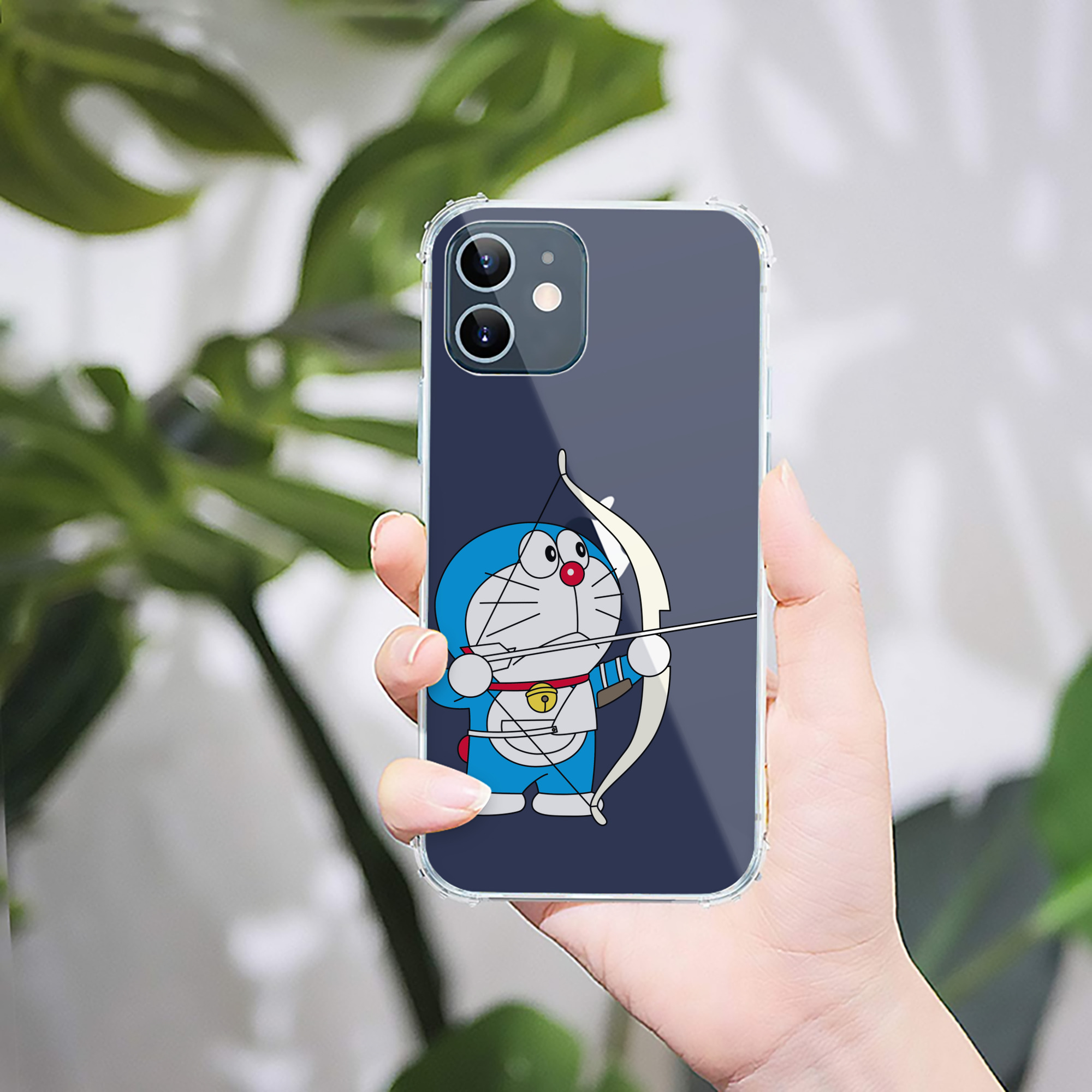 （画像用） ドラえもん Doraemon 【iPhone 12シリーズ対応】透明スマホケース（クリアソフトケース）